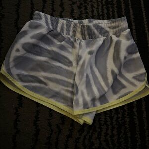 DSG Women's Gray and Yellow Athletic Shorts